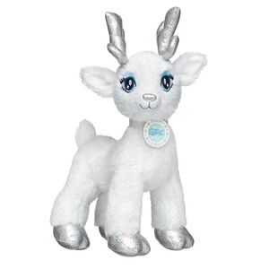 Build-A-Bear Glisten White Reindeer Plush 19"‎